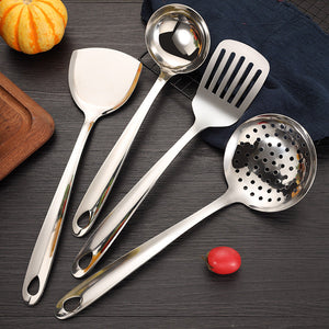 Discover the Ultimate Kitchen Experience with Thickened 430 Stainless Steel Kitchen Utensils