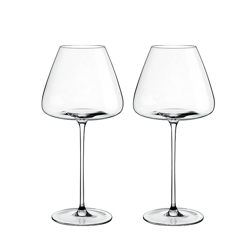 Elegant Crystal Glass Goblet Style Household Drinking Tumbler Cup