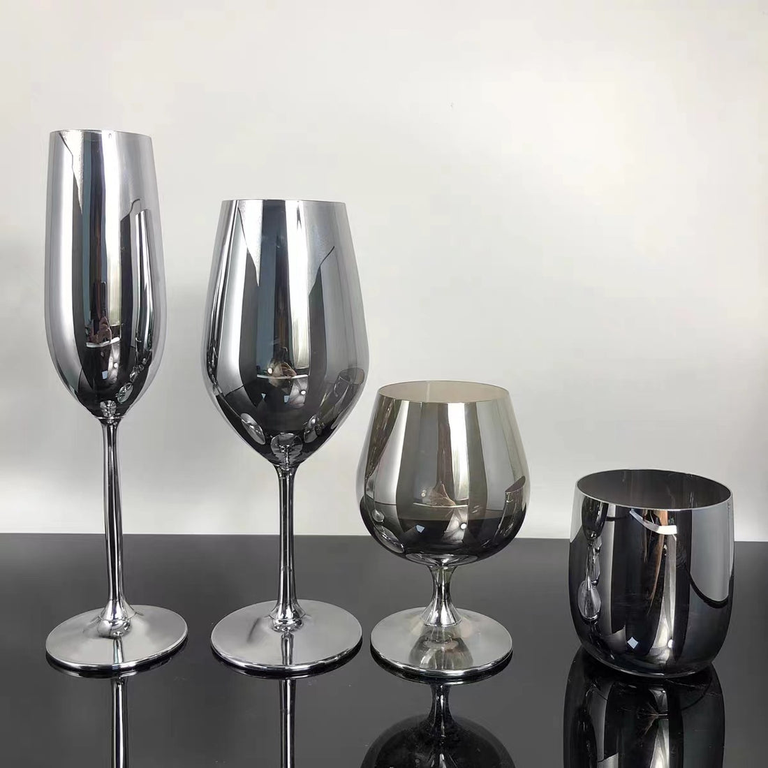 Rainbow Electroplated Crystal Glass Elegant Drinking Goblet