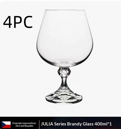Elegant Crystal Glass Brandy Style Drinking Goblet