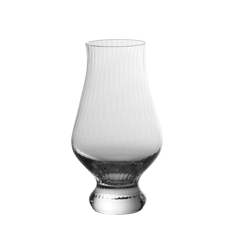 Tulip Shaped Lead Free Crystal Glass Tumbler