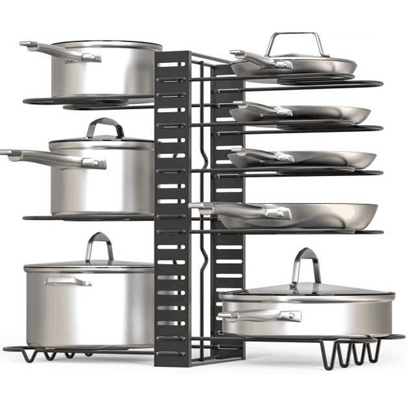 8 Tier Iron Kitchen Storage Rack Organizer