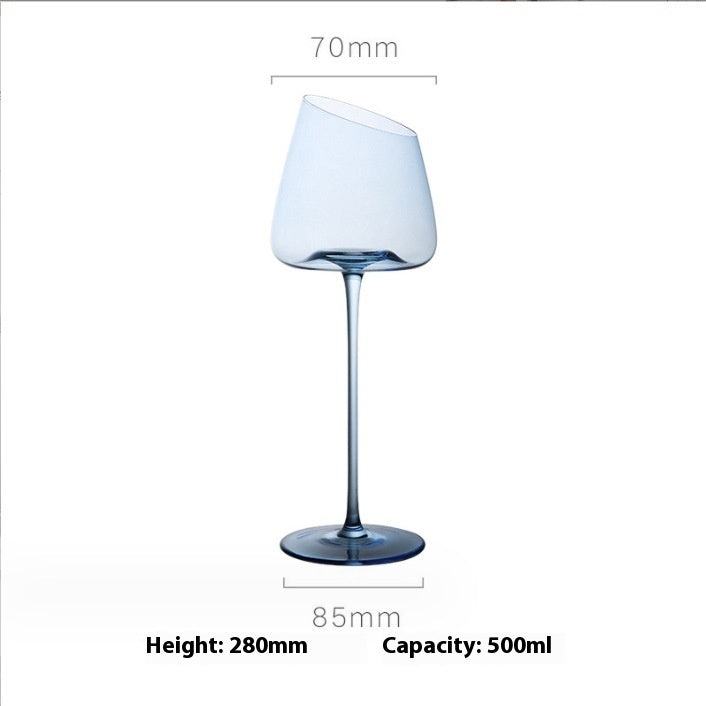 Klein Blue Crystal Glass Elegant Drinking Goblet