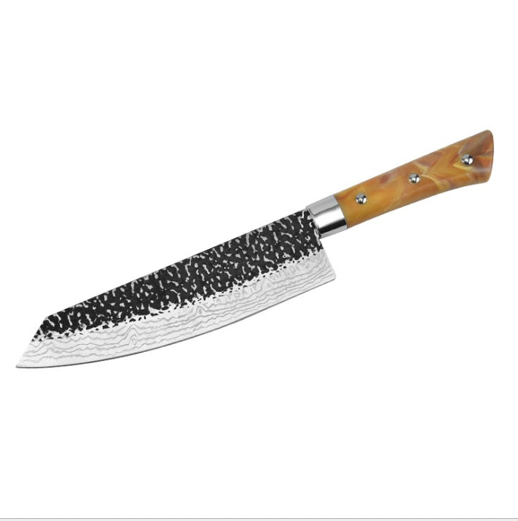 Stainless Steel Chef Knife Marbled Handle Kitchen Knife