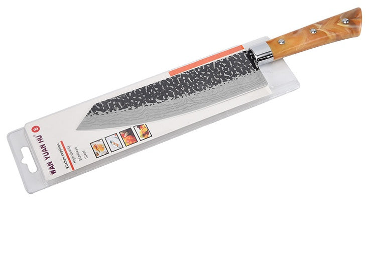 Stainless Steel Chef Knife Marbled Handle Kitchen Knife