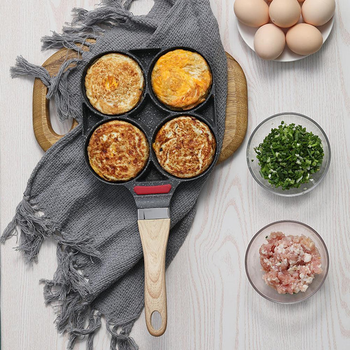 Small Multi Hole Omelette Frying Pan Household Cooking Pan