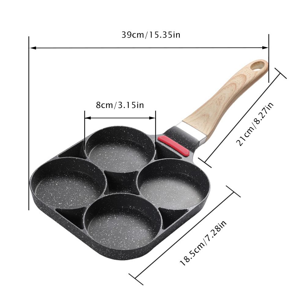 Small Multi Hole Omelette Frying Pan Household Cooking Pan