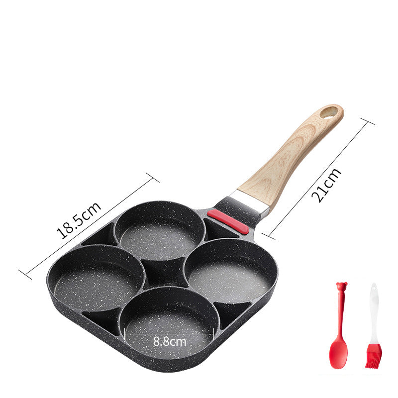 Small Multi Hole Omelette Frying Pan Household Cooking Pan