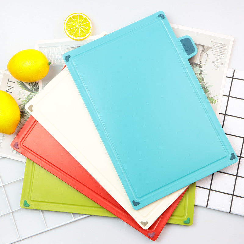 Four Piece Thickened PP Plastic Cutting Board Set Kitchen Boards