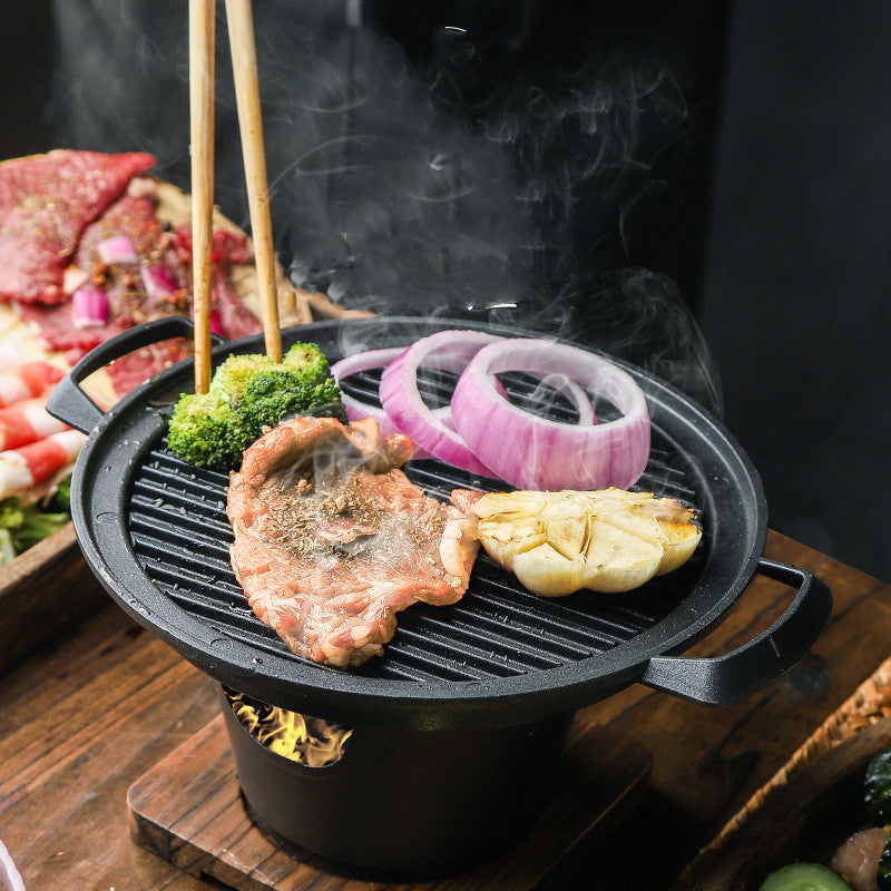 Non Stick Small Indoor BBQ Grill Household Cooking Stove