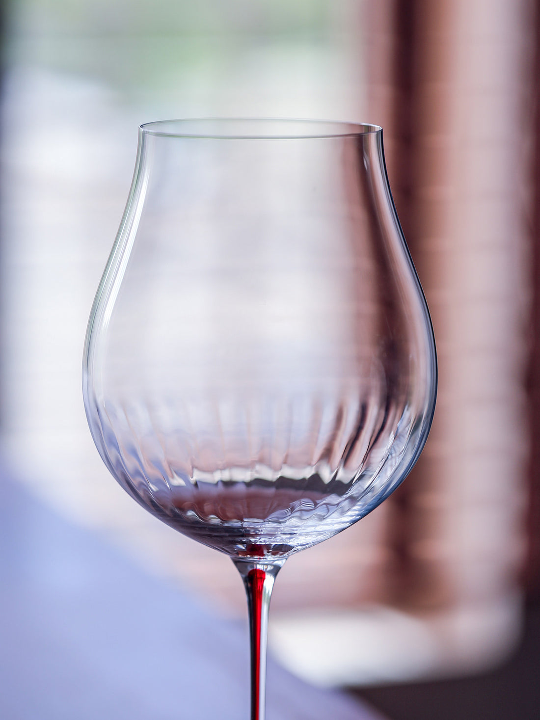 Burgundy Style Crystal Glass Elegant Household Drinking Goblet