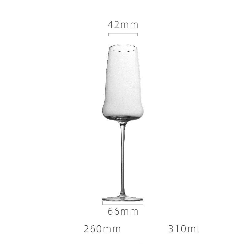 Handmade Ultra Thin Crystal Glass Elegant Bordeaux Drinking Goblet