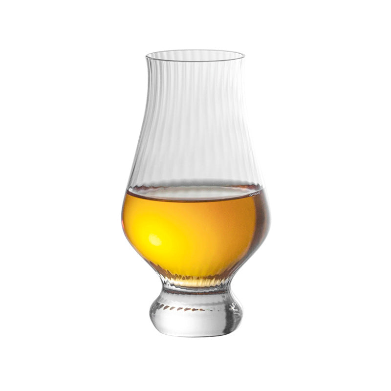 Tulip Shaped Lead Free Crystal Glass Tumbler