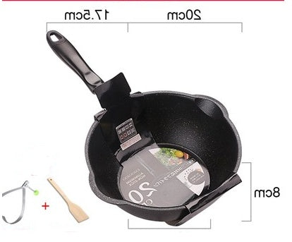 Non Stick Small Deep Frying Pan Home Cooking Wok Pot