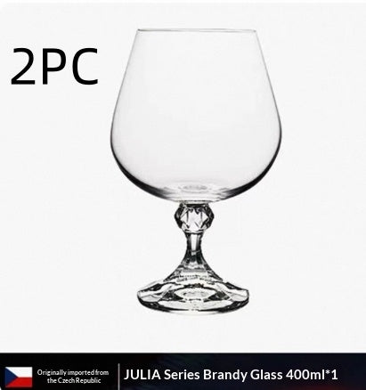 Elegant Crystal Glass Brandy Style Drinking Goblet