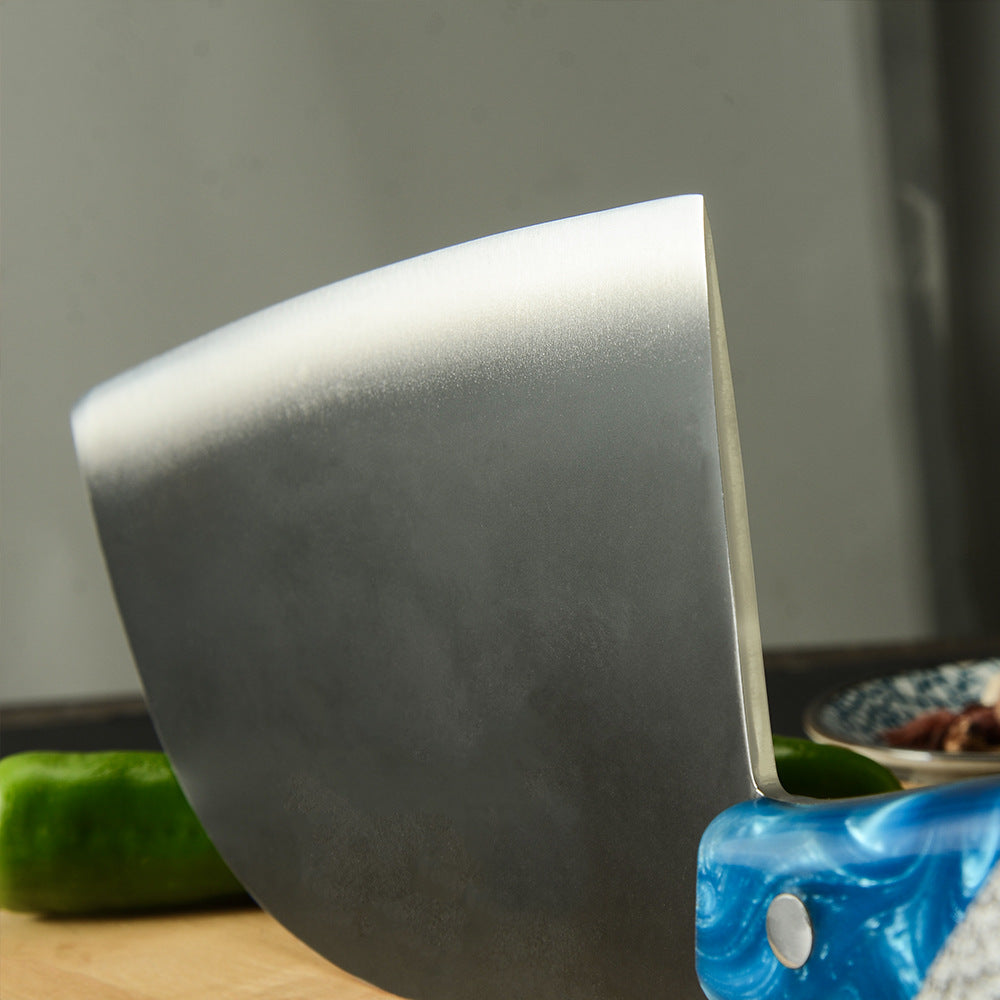Forged Stainless Steel Blue Handle Kitchen Knife