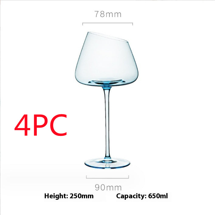 Klein Blue Crystal Glass Elegant Drinking Goblet