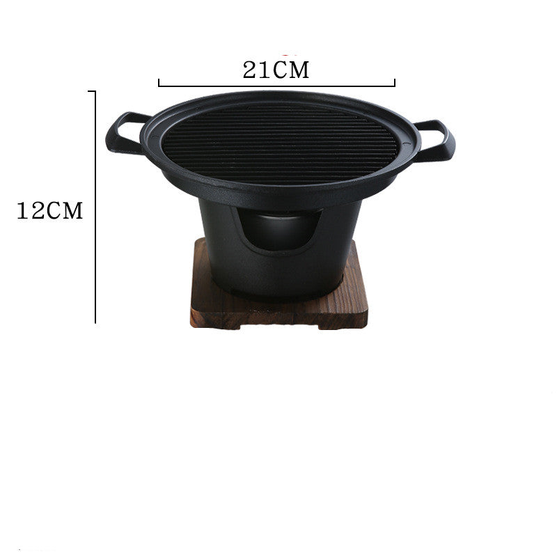 Non Stick Small Indoor BBQ Grill Household Cooking Stove