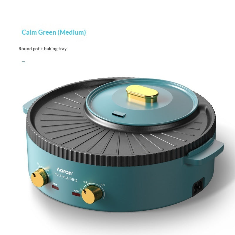 Multi Functional Electric Hot Pot And Grill Combo