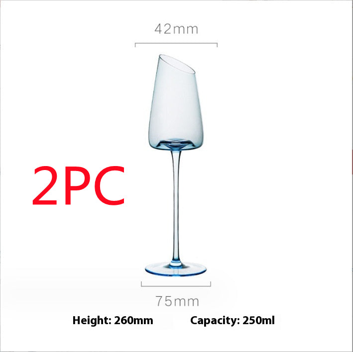 Klein Blue Crystal Glass Elegant Drinking Goblet