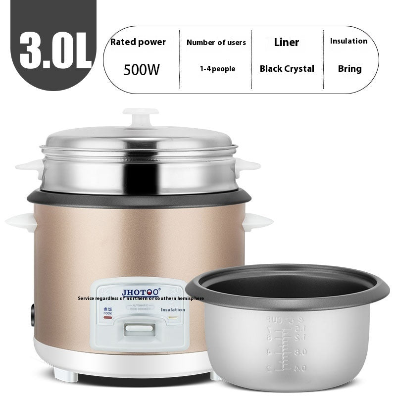 Old Fashioned 3L Electric Rice Cooker Household Large Capacity Cooker