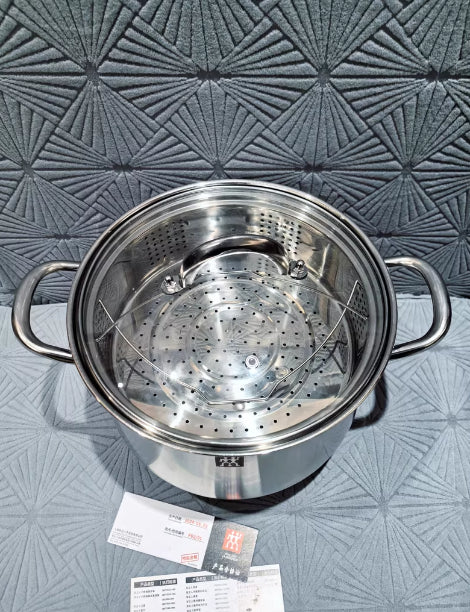 Thickened 304 Stainless Steel Large Capacity Double Ear Stock Pot