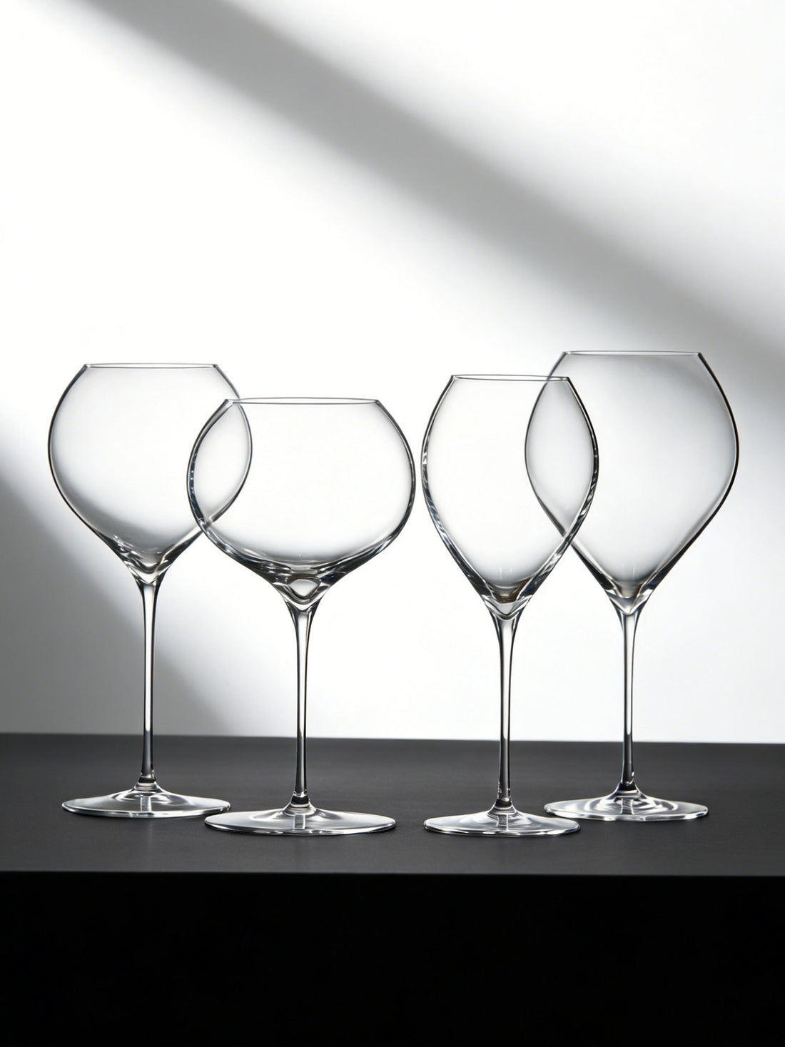 Solid Color Handcrafted Crystal Glass Elegant Drinking Goblet