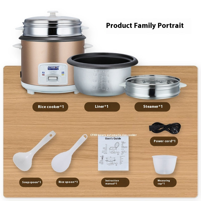 Old Fashioned 3L Electric Rice Cooker Household Large Capacity Cooker