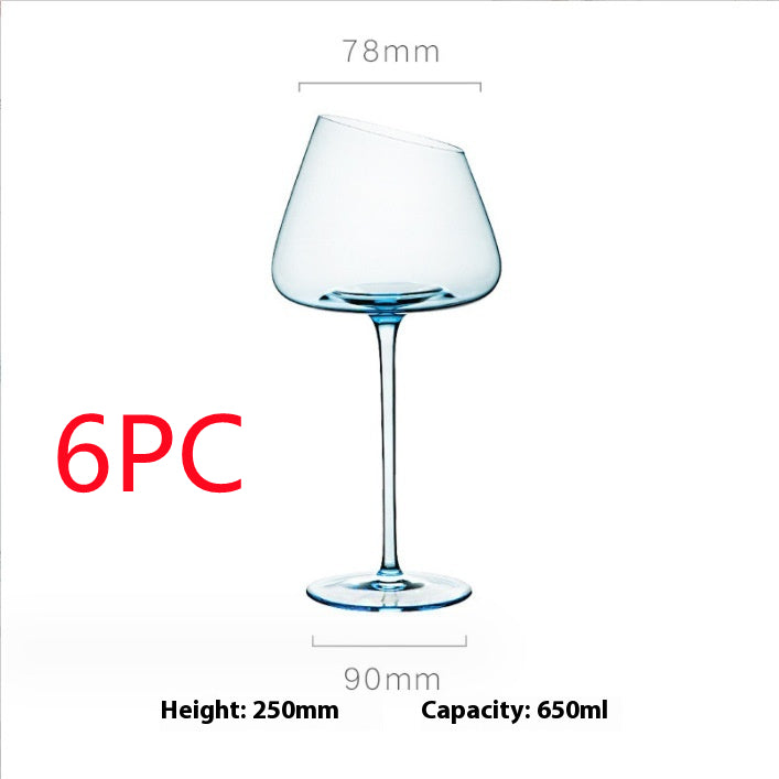 Klein Blue Crystal Glass Elegant Drinking Goblet