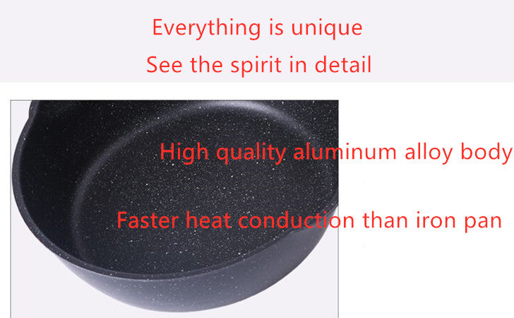 Non Stick Small Deep Frying Pan Home Cooking Wok Pot