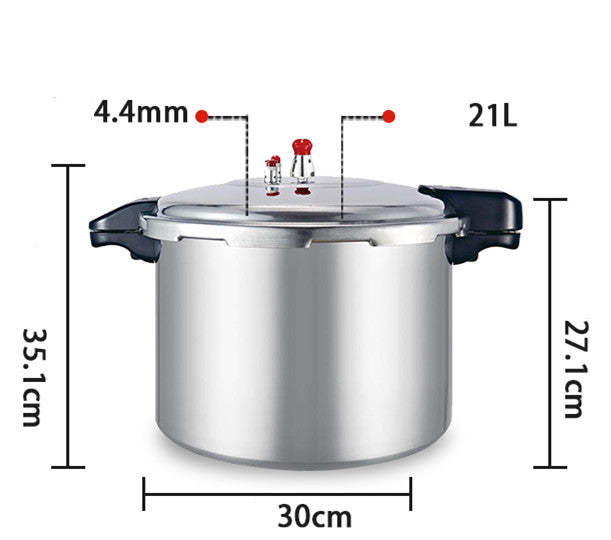 Thickened Explosion Proof Pressure Cooker Gas Induction Compatible Pot