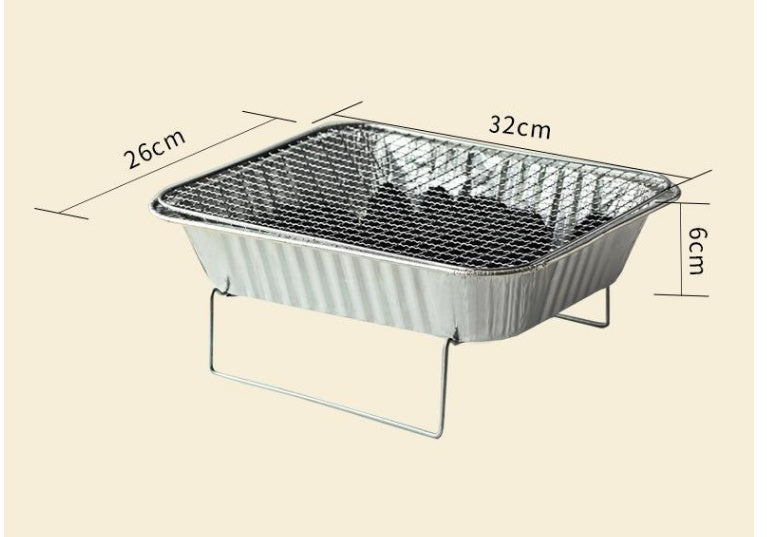 Portable Household Small Charcoal BBQ Grill Stove
