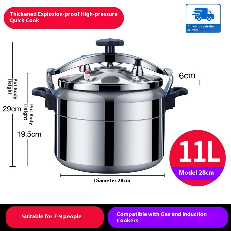 Large Capacity Explosion Proof Gas Stove Pressure Cooker Household Cooking Pot