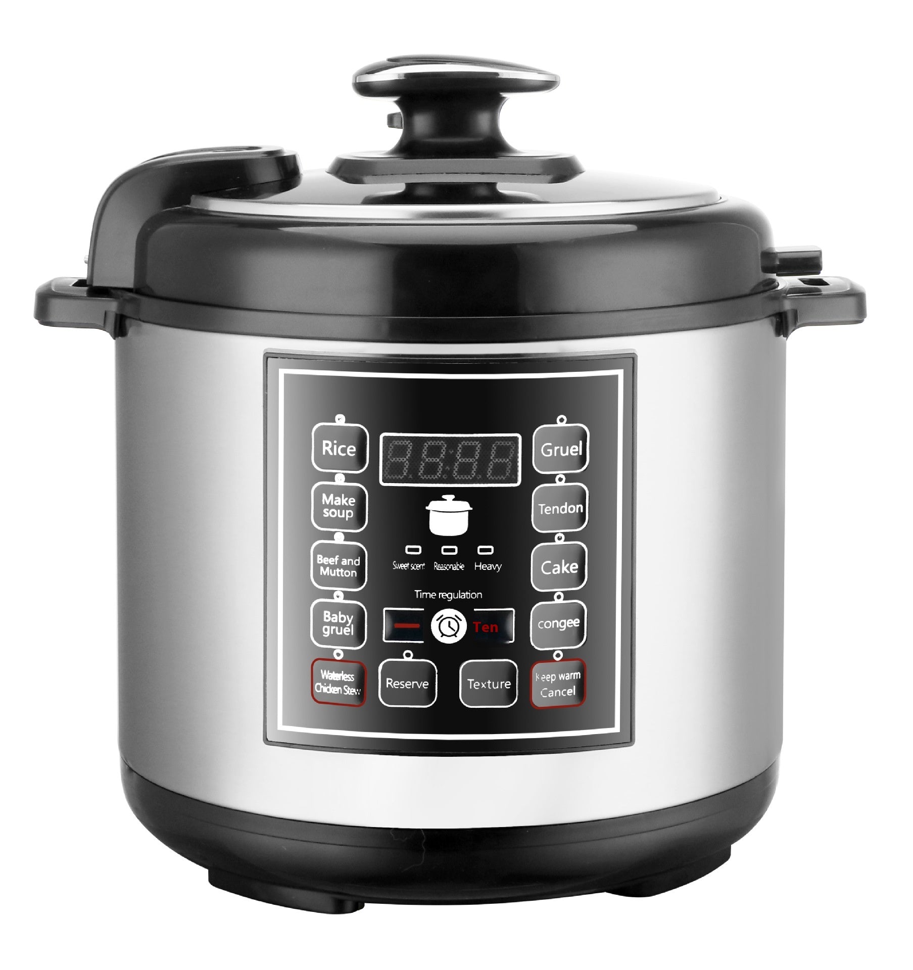 5L Multi Function Electric Pressure Cooker Intelligent Timer Rice Cooker