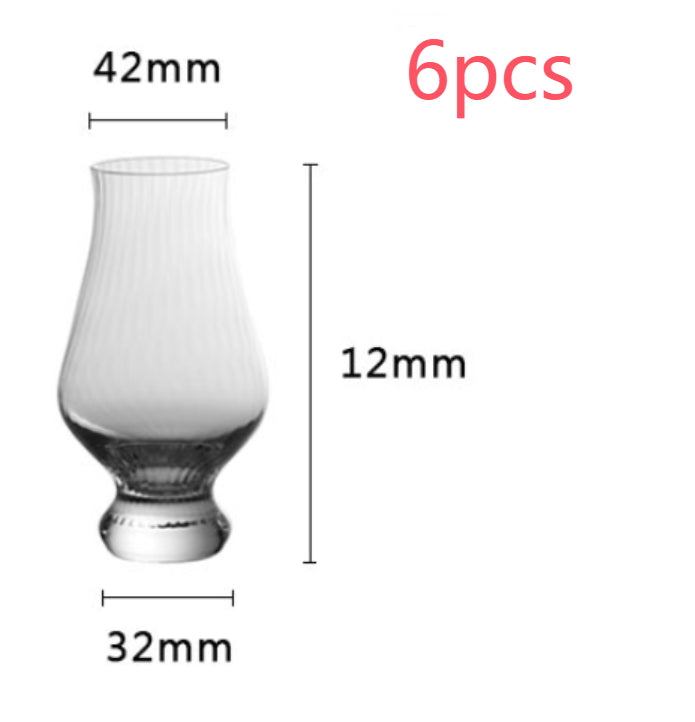 Tulip Shaped Lead Free Crystal Glass Tumbler