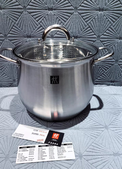 Thickened 304 Stainless Steel Large Capacity Double Ear Stock Pot