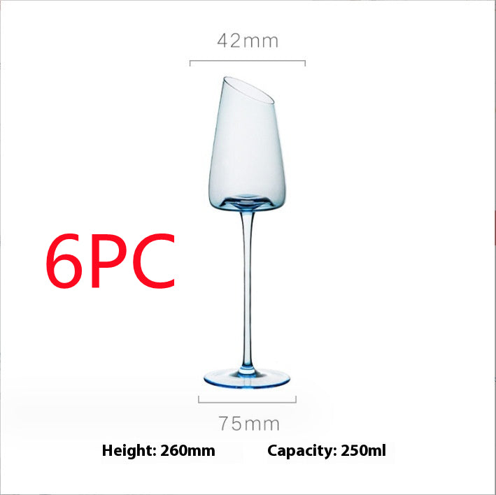 Klein Blue Crystal Glass Elegant Drinking Goblet