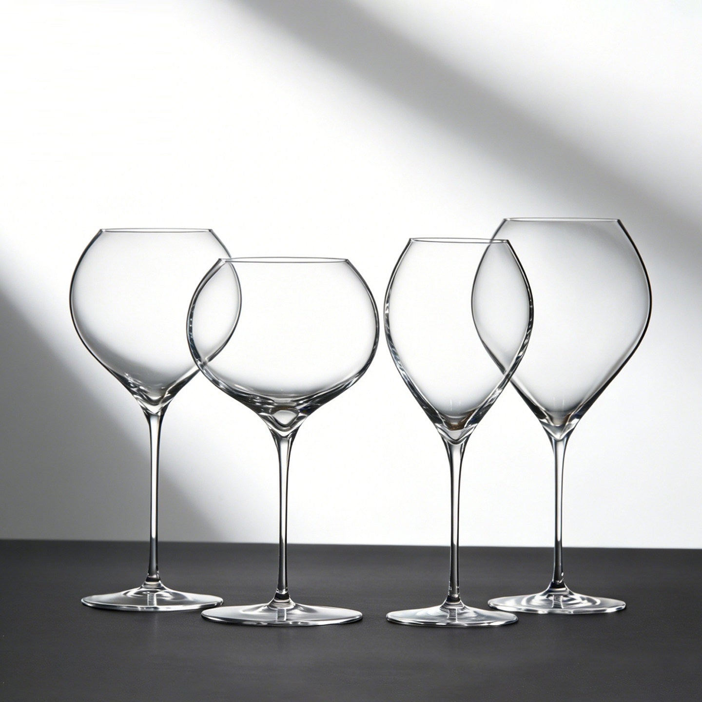 Solid Color Handcrafted Crystal Glass Elegant Drinking Goblet