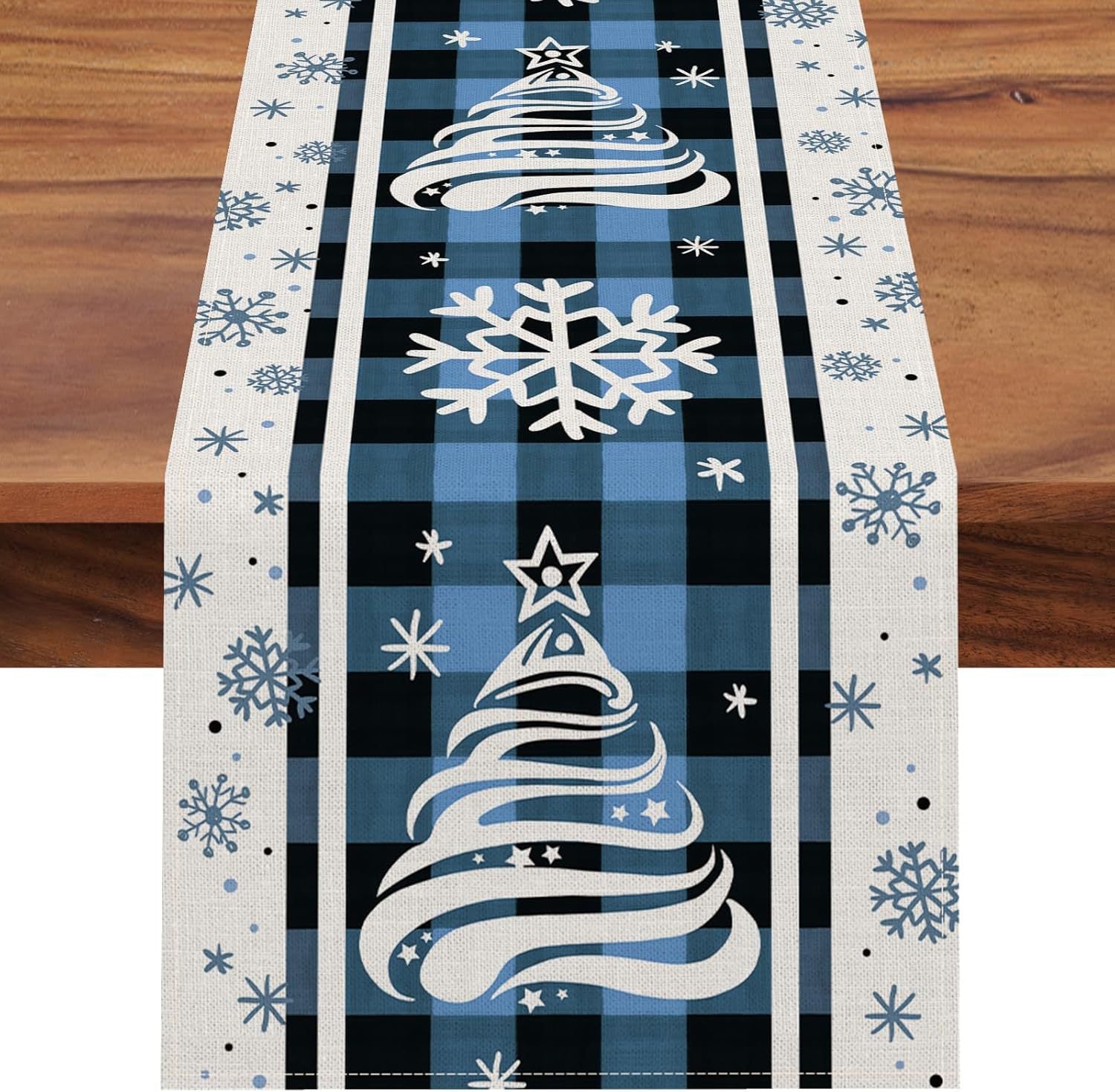 Christmas Tree Table Runner For Holiday Dining Decor