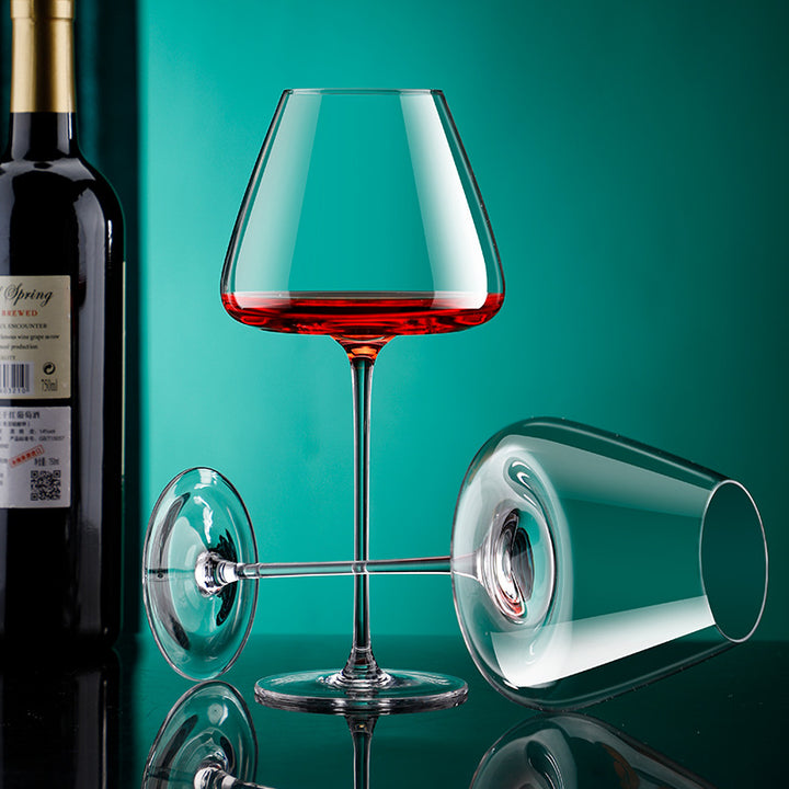 Elegant Crystal Glass Goblet Style Household Drinking Tumbler Cup