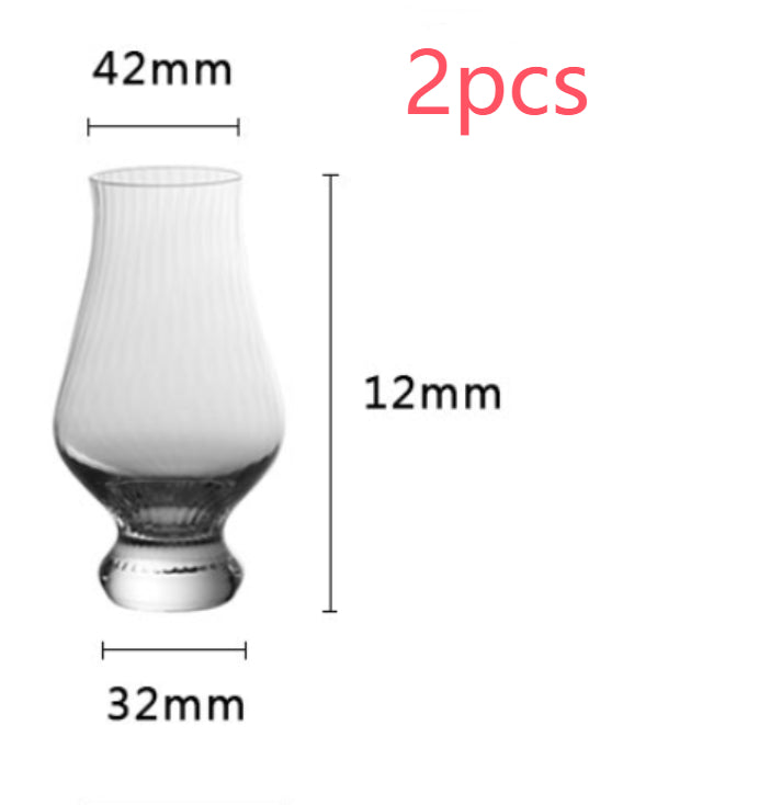Tulip Shaped Lead Free Crystal Glass Tumbler