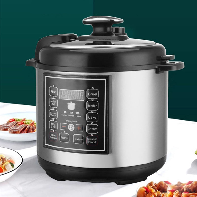 5L Multi Function Electric Pressure Cooker Intelligent Timer Rice Cooker