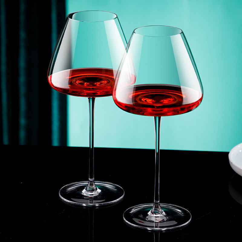Elegant Crystal Glass Goblet Style Household Drinking Tumbler Cup