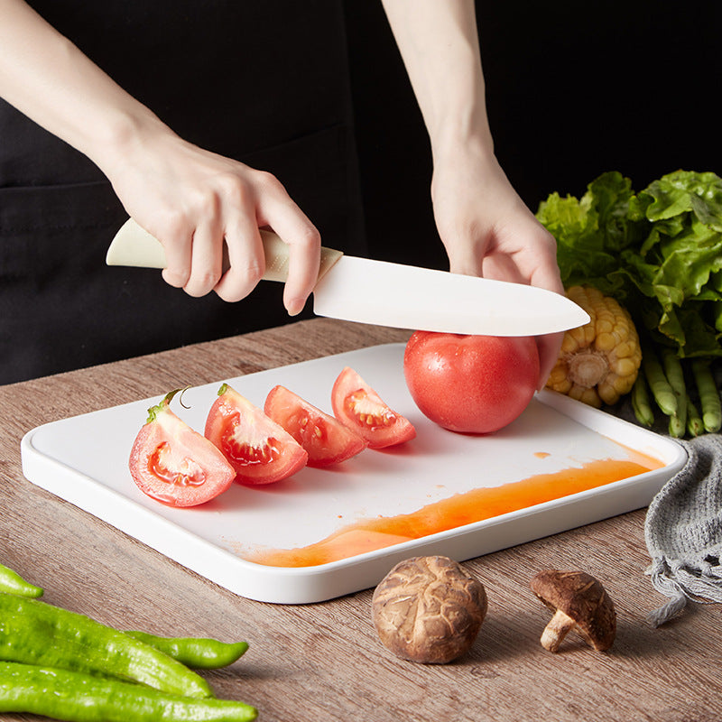 Double Sided Plastic Cutting Board Mold Free Kitchen Fruit Board