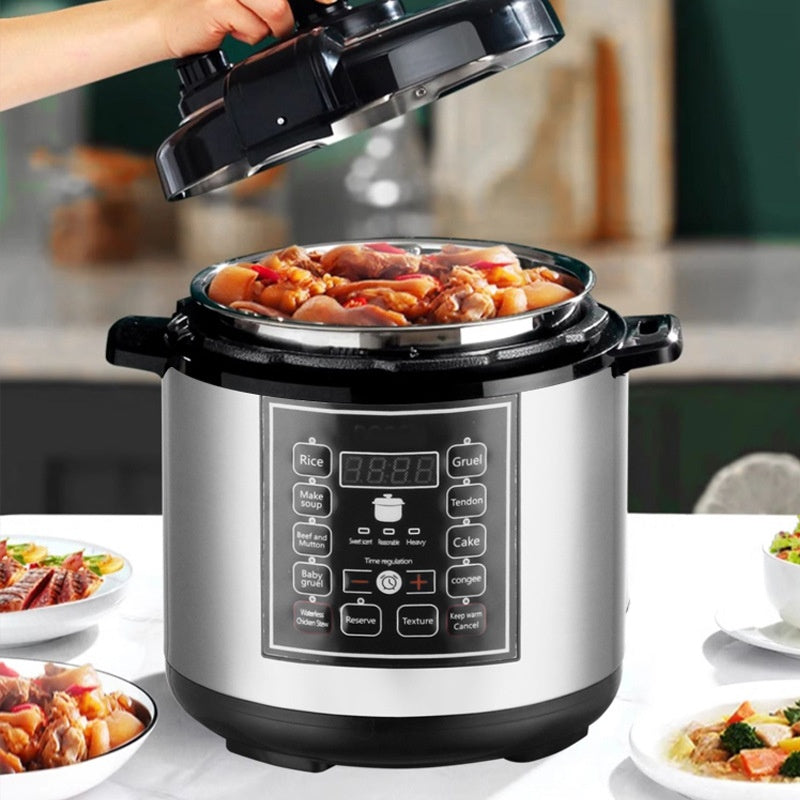 5L Multi Function Electric Pressure Cooker Intelligent Timer Rice Cooker