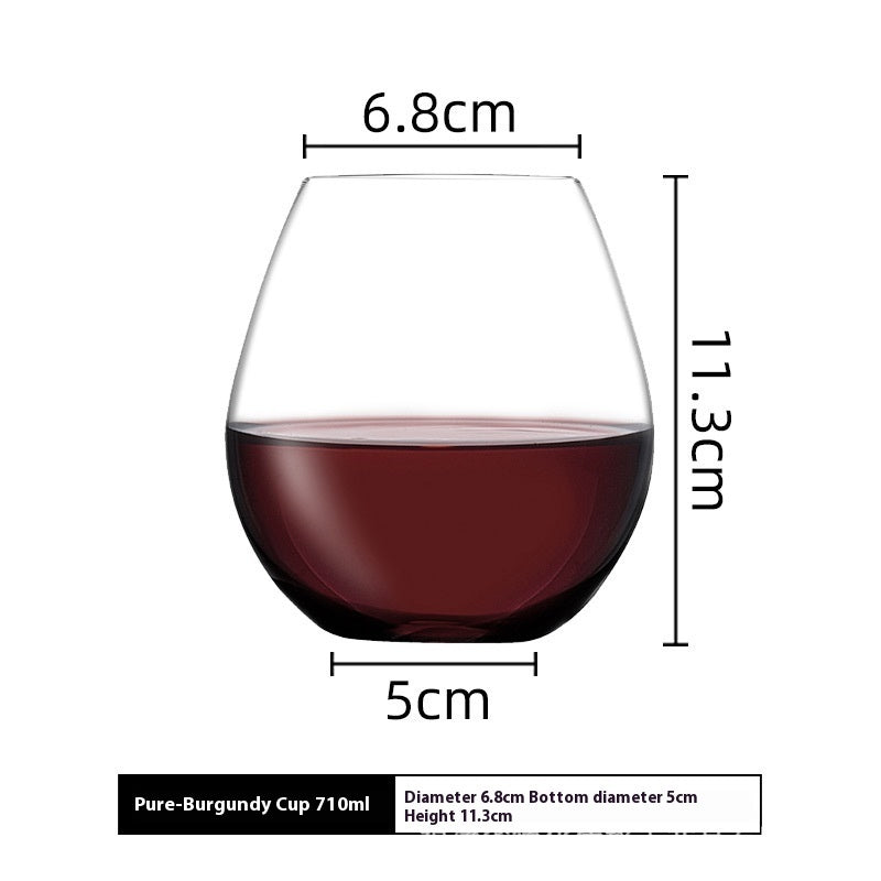 Elegant Lead Free Crystal Glass Household Water Tumbler Set