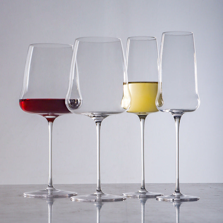 Handmade Ultra Thin Crystal Glass Elegant Bordeaux Drinking Goblet