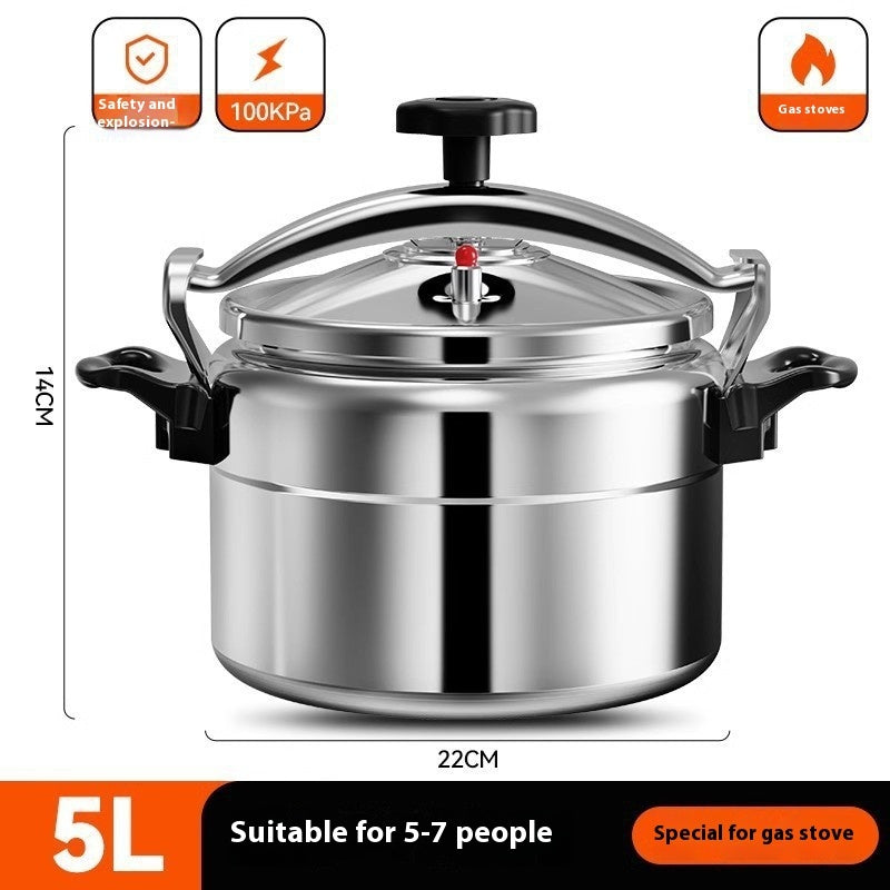 Large Capacity Explosion Proof Gas Stove Pressure Cooker Household Cooking Pot