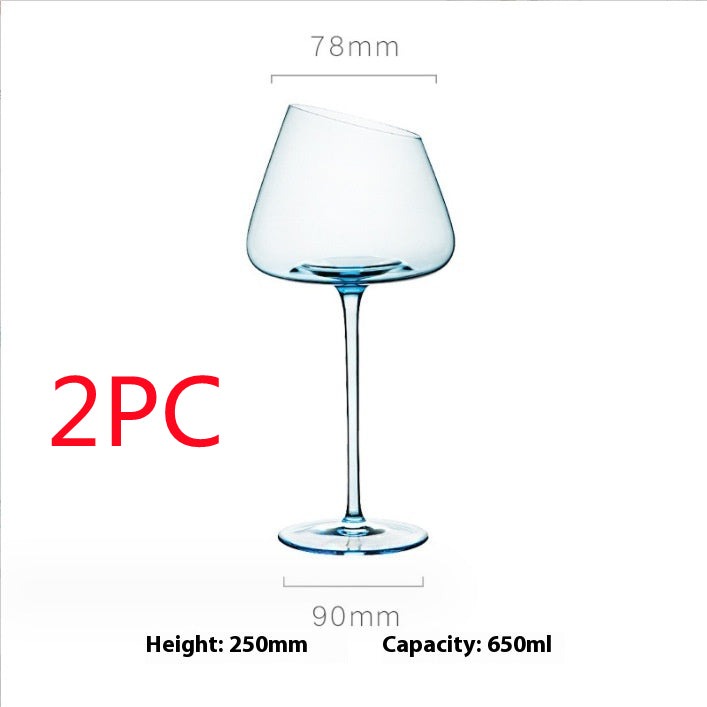 Klein Blue Crystal Glass Elegant Drinking Goblet