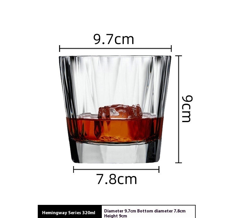 Elegant Lead Free Crystal Glass Household Water Tumbler Set